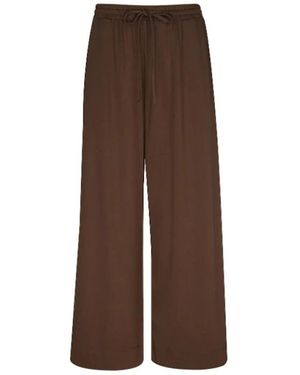 Weekend by Maxmara Wide Trousers - Marron