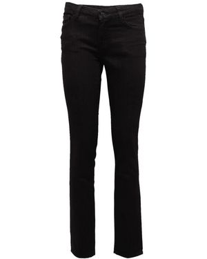 Fred Perry Stretch Denim Broek Met 5 Zakken - Zwart