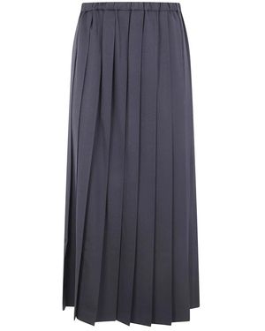 Junya Watanabe Rokken ,Grijs ,Geplooide Lange Rok - Blauw