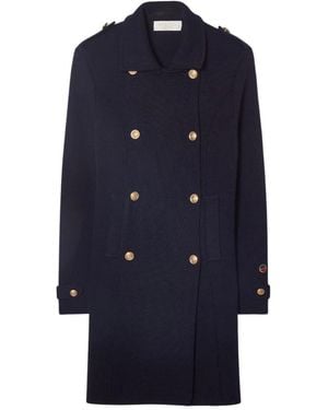 BUSNEL Double-Breasted Coats - Blu