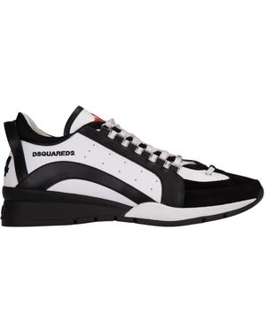 DSquared² Schoenen ,Zwart ,Leer Sneakers