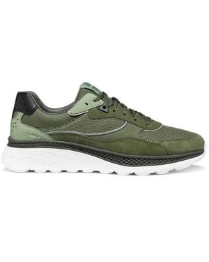 Geox Schoenen ,Groen ,Leer Spherica Actif X1
