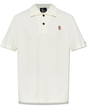 Moncler Polo Shirts - White