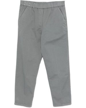 Alysi Cropped Trousers - Gris