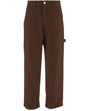 Haikure Ribbed Cotton Velvet Pants - Bruin