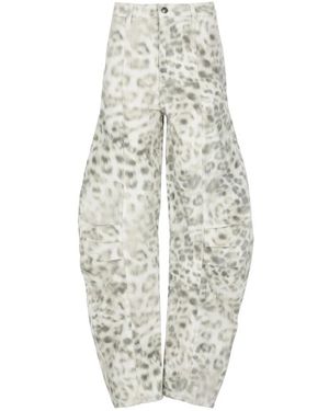 ROTATE BIRGER CHRISTENSEN Loose-Fit Jeans - Metálico