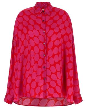 Dries Van Noten Shirts - Red
