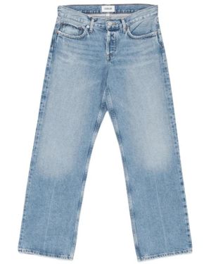 Agolde Straight-Leg Jeans Met Vervaagd Effect - Blauw