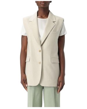 Golden Goose Vests - Natural