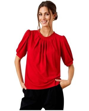 iN FRONT Blouses - Rosso