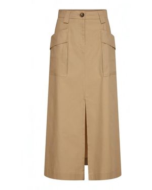 EMMA & GAIA Midi Skirts - Neutro