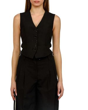 Patrizia Pepe Waistcoats - Black