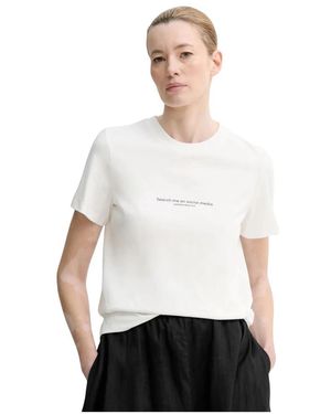 Isabelle Blanche Tops ,Wit ,Katoen T-Shirt