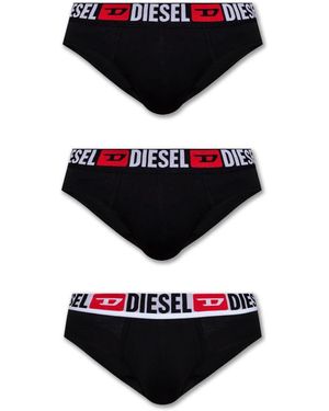 DIESEL Ondergoed ,Zwart ,Katoen Umbr-Andrethreepack Briefs 3-Pack