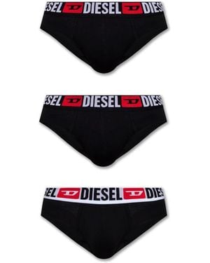 DIESEL Ondergoed ,Zwart ,Katoen Umbr-Andrethreepack Briefs 3-Pack