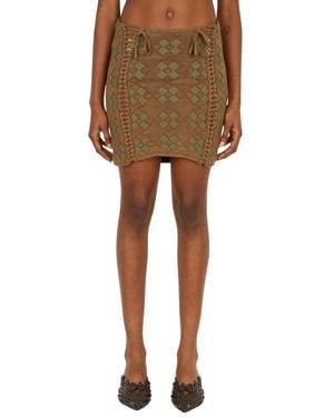 Isa Boulder Short Skirts - Marrone