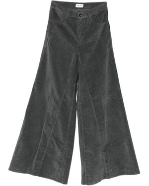 TRUE AVENUE Wide Trousers - Grey