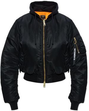 Vetements Bomber Jackets - Black