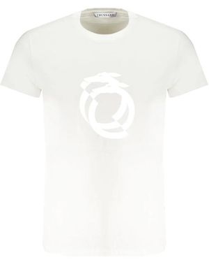 Trussardi T-shirt uomo con stampa logo - Bianco