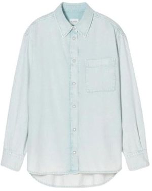 Closed Overhemden ,Blauw ,Shirts