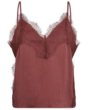 Mos Mosh Sleeveless Tops - Rojo