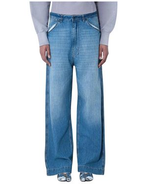 Maison Margiela Wide Jeans - Azul