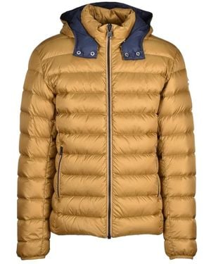 Colmar Daunenjacke Mit Reißverschlusstaschen - Gelb