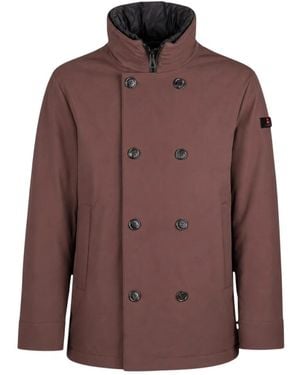 Peuterey Double-Breasted Coats - Marrón