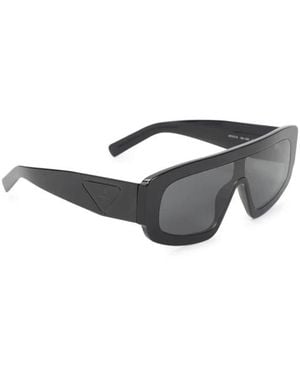 Prada Accessoires ,Zwart ,Mask-Squared Frame Zonnebrillen