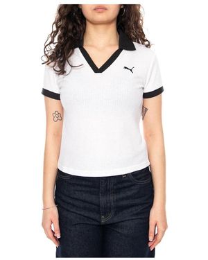 PUMA Wardrobe Ess Polo - Wit