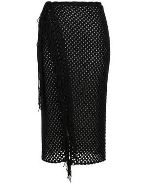 Miss Bikini Midi Skirts - Negro