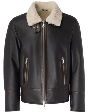 Dondup Leather Jackets - Black