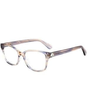 Kate Spade Blauw Grijs Hoorn Brillen Monturen Reilly/G - Metallic