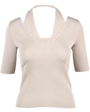 Miss Sixty Sleeveless Tops - Neutro