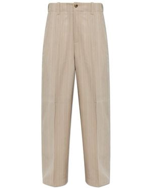 Golden Goose Pinstripe Hosen - Natur