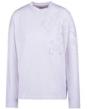 Semicouture Long Sleeve Tops - Purple