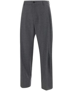 MM6 by Maison Margiela Wide Trousers - Grey