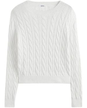 Aspesi Round-Neck Knitwear - Blanco