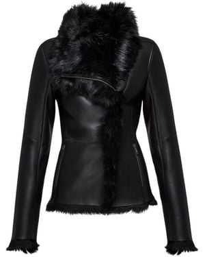 V S P Faux Fur & Shearling Jackets - Negro