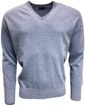 William Lockie V-Neck Knitwear - Azul