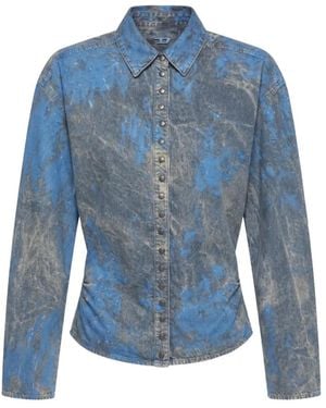 DIESEL De-Plazy-Fsj1 Shirt - Blau