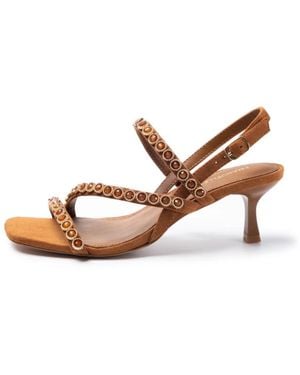 Emanuélle Vee High Heel Sandals - Brown