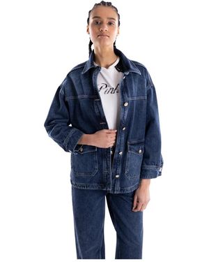 Marella Mlifavilla Denim Hemdjacke - Blau