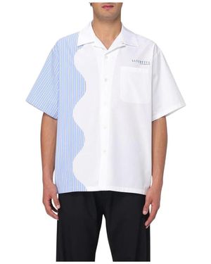 MSGM Short Sleeve Shirts - White