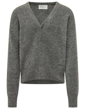 Ami Paris V-Hals Vest - Grijs