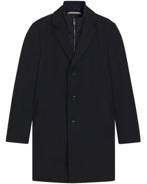 HUGO Single-Breasted Coats - Blu
