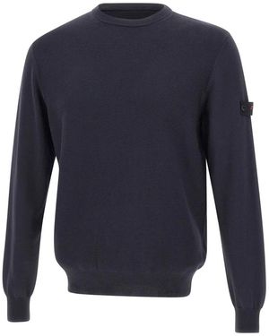 Peuterey Round-Neck Knitwear - Blue