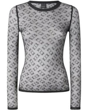 Pinko Long Sleeve T-Shirts - Grey