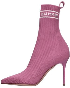 Balmain Heeled Boots - Viola