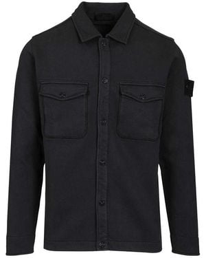 Stone Island Light Jackets - Black